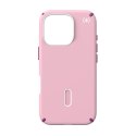 Speck Presidio2 Pro ClickLock & MagSafe - Case for iPhone 16 Pro (Wednesday Pink / Boysenberry Purple / White)