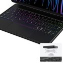 Etui Dux Ducis Keyboard (MK Series) z klawiaturą Bluetooth na iPad Air 4 / 5 / iPad Pro 11" 2018-2022 - czarna