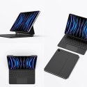 Etui Dux Ducis Keyboard (MK Series) z klawiaturą Bluetooth na iPad Pro 12.9" 2020-2022 - czarne