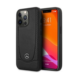 Mercedes Leather Urban Line - Case for iPhone 15 Pro Max (Black)