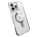 Speck Presidio Perfect-Clear ClickLock & MagSafe - Case for iPhone 16 Pro Max (Clear / Chrome Finish / Serene Silver)