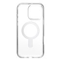 Speck Presidio Perfect-Clear ClickLock & MagSafe - Case for iPhone 16 Pro Max (Clear / Chrome Finish / Serene Silver)