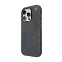 Speck Presidio2 Grip - Case for iPhone 16 Pro (Charcoal Grey / Cool Bronze / White)