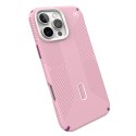 Speck Presidio2 Grip ClickLock & MagSafe - Case for iPhone 16 Pro Max (Wednesday Pink / Boysenberry Purple / White)