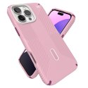 Speck Presidio2 Grip ClickLock & MagSafe - Case for iPhone 16 Pro Max (Wednesday Pink / Boysenberry Purple / White)