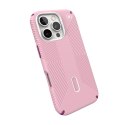 Speck Presidio2 Grip ClickLock & MagSafe - Case for iPhone 16 Pro (Wednesday Pink / Boysenberry Purple / White)