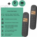 Landline Telephone Logicom DECT ILOA 255T DUO Black