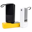 WEKOME WP-10 Pop Digital Series - Power bank 20000 mAh with built-in USB-C / Lightning / Micro USB + USB-A cable (Yellow)