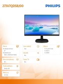 Monitor 27 273V7QDSB IPS DVI HDMI Czarny