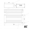 Green Cell - 15Ah (540Wh) battery for the E-Bike 36V electric bike