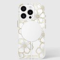 Case-Mate Floral Gems MagSafe - Case for iPhone 16 Pro (Gold)