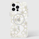 Case-Mate Floral Gems MagSafe - Case for iPhone 16 Pro Max (Gold)