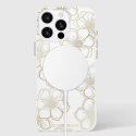 Case-Mate Floral Gems MagSafe - Case for iPhone 16 Pro Max (Gold)