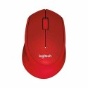 Wireless Mouse Logitech M330 Silent Plus Red 1000 dpi