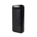 Power bank 20000 mAh Super Charging 2xUSB-A LED Czarny