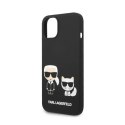 Karl Lagerfeld Liquid Silicone Karl & Choupette MagSafe - Case for iPhone 14 (Black)