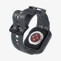 Spigen Rugged Armor Pro - Strap with case for Apple Watch 4/5/6/7/8/9/SE 44/45 mm (Dark Grey)