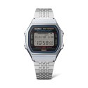 CASIO NEW VINTAGE SILVER -BLUETOOTH® SMARTPHONE LINK w. built-in accelerometer senses body movements + steps counter