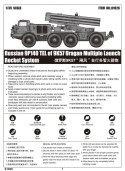 Model plastikowy Russian 9p140 TEL of 9K57 Uragan Multiple Launch Rocket System