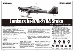 Model plastikowy Junkers Ju-87B -2/U-4 Stuka