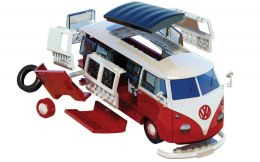 Model plastikowy QUICKBUILD VW Camper Van czerwony