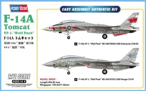 Model plastikowy Samolot F-14A Tomcat VF-1 Wolf Pack