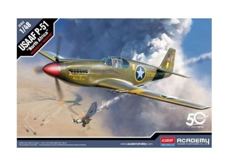 Plastikowy model USAAF P-51 North Africa