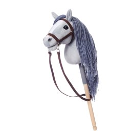 Koń na kiju HOPPIHORSE Hobby Horse A4 szary