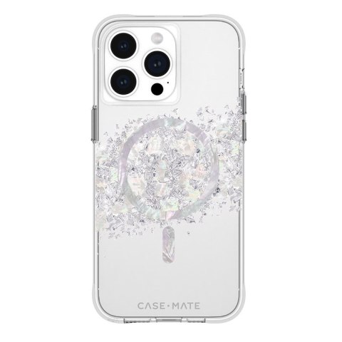 Case-Mate Karat MagSafe - iPhone 15 Pro Max Case with Mother of Pearl (A Touch of Pearl)