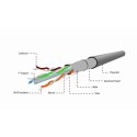 UTP Category 6 Rigid Network Cable GEMBIRD CAT6 FTP 100m Grey 100 m