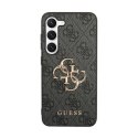 Guess 4G Big Metal Logo - Case for Samsung Galaxy S24 (black)