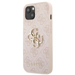 Guess 4G Big Metal Logo - Case for iPhone 13 (Pink)