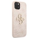 Guess 4G Big Metal Logo - Case for iPhone 13 (Pink)