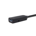 USB Adaptor Aisens A105-0408 Black USB 3.0 10 m