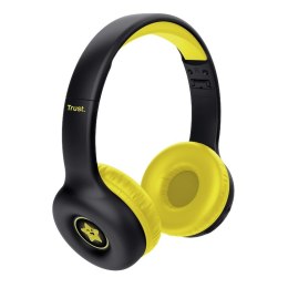 Trust Nouna - Wireless Bluetooth Over-Ear Kids Headphones (Black)