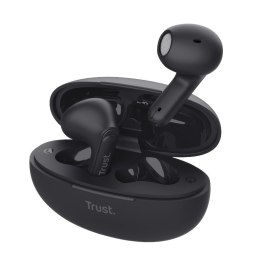 Trust Yavi - Wireless Earbuds Bluetooth TWS with Charging Case & ENC (Black)