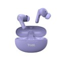 Trust Yavi - Wireless In-Ear Bluetooth TWS Earbuds with Charging Case & ENC (Purple)