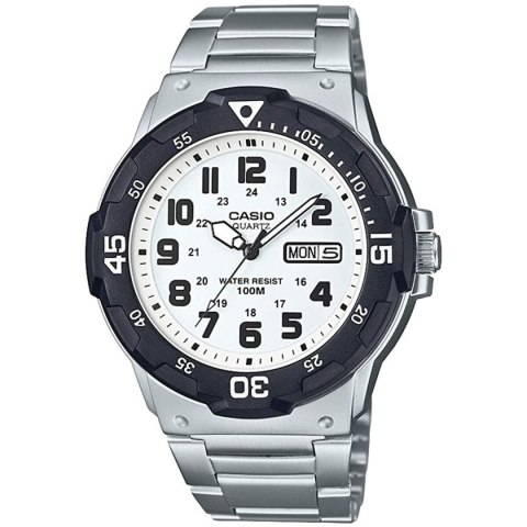 Men's Watch Casio DIVER 100M White Silver (Ø 44,5 mm)