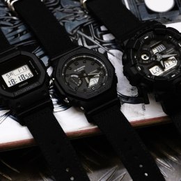 CASIO G-SHOCK Mod. OAK - UTILITY BLACK SERIE - BLACK CORDURA ECO FABRIC STRAP