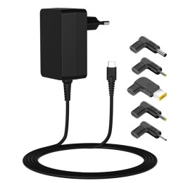 Wall Charger LEOTEC LENCSHOMETC45 Black (1 Unit)