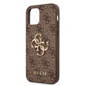 Guess 4G Big Metal Logo - Case for iPhone 12 / iPhone 12 Pro (Brown)