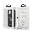 Guess 4G Big Metal Logo - Case for iPhone 12 / iPhone 12 Pro (Grey)