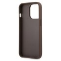 Guess 4G Big Metal Logo - Case for iPhone 13 Pro (Brown)