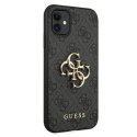 Guess 4G Big Metal Logo - iPhone 11 Case (Grey)