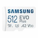 Micro SD Memory Card with Adaptor Samsung MB-MC512KAEU 512 GB UHS-I 130 MB/s