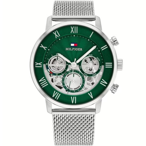 Men's Watch Tommy Hilfiger 1692189 Green Silver