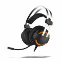 Gaming Headset with Microphone Krom NXKROMKDE Black/Orange Black