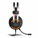 Gaming Headset with Microphone Krom NXKROMKDE Black/Orange Black