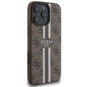 Guess 4G Printed Stripes MagSafe - Case iPhone 16 Pro Max (brown)