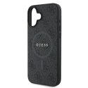 Guess 4G Ring Classic Logo MagSafe - Case iPhone 16 Plus (black)